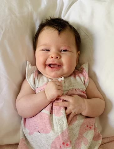Baby picture of Norah Helen Kraemer