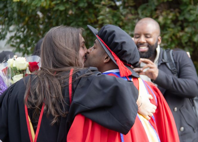 Two graduates