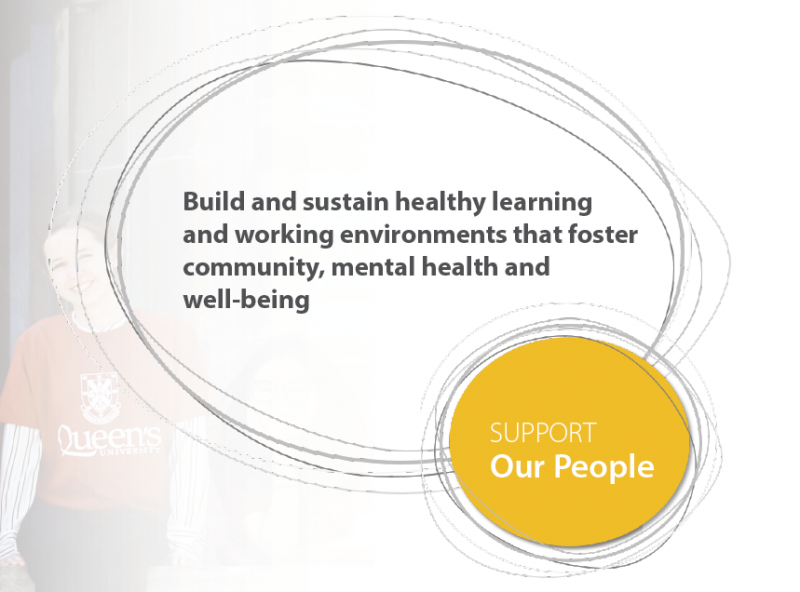 Support our people - Build and sustain health learning and working environments