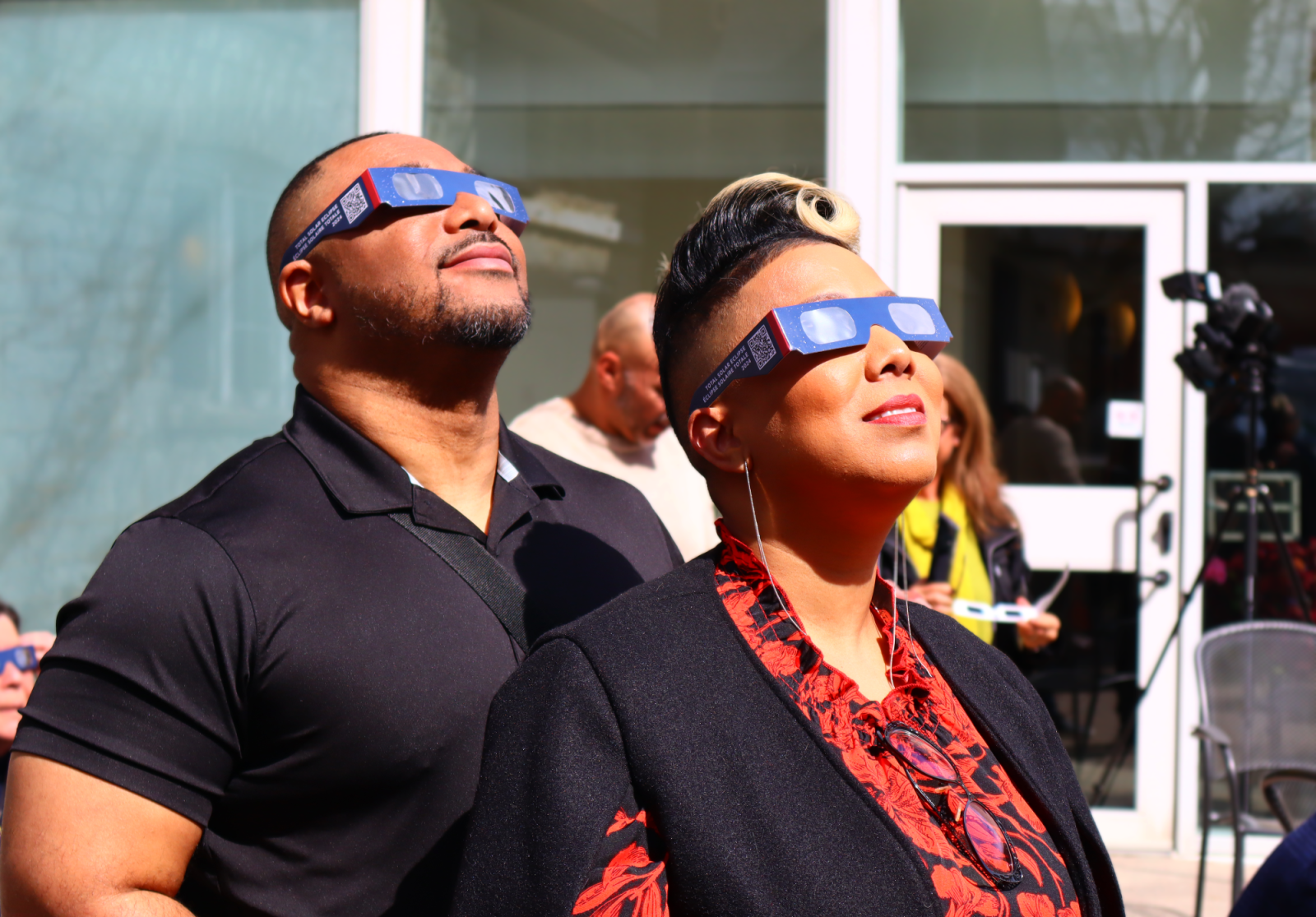 FAS Donors and Alumni at Dean Crow's Solar Eclipse Event