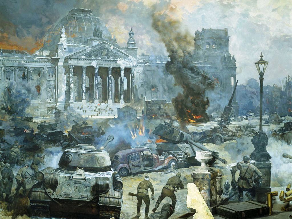 World War II painting