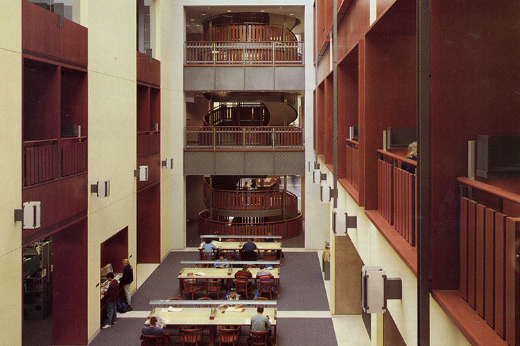 Stauffer Library interior