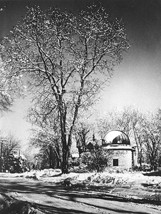 [photo of the Observatory in winter]