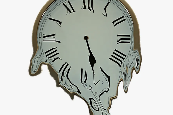 A melting clock