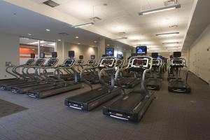 Rows of treadmills in the ARC.