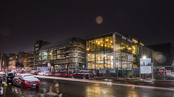 The Innovation and Wellness Centre at night. (Supplied Photo)