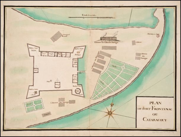 Map of Kingston in 1720
