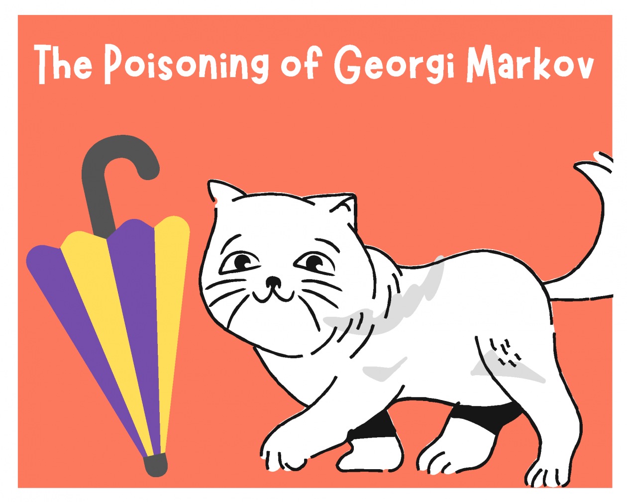 An image of the book cover "The Poisoning of Georgi Markov"