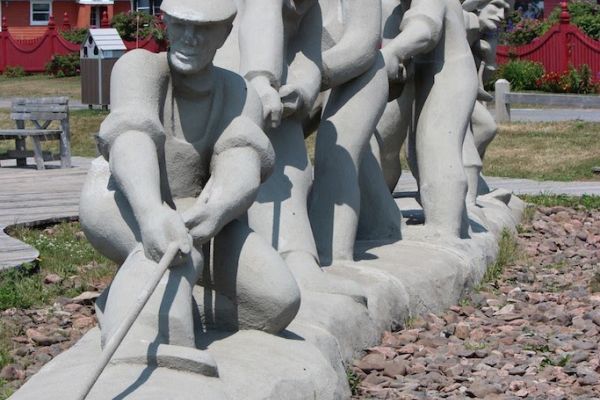Fishermen Monument at L'Etang du Nord, Magdalen Islands