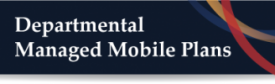 "Queen's banner reading Departmental Managed Mobile Plans"