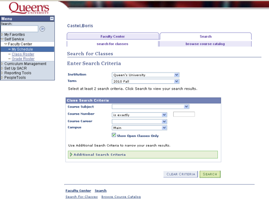 search function in peoplesoft