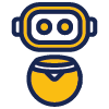 Icon of a little robot