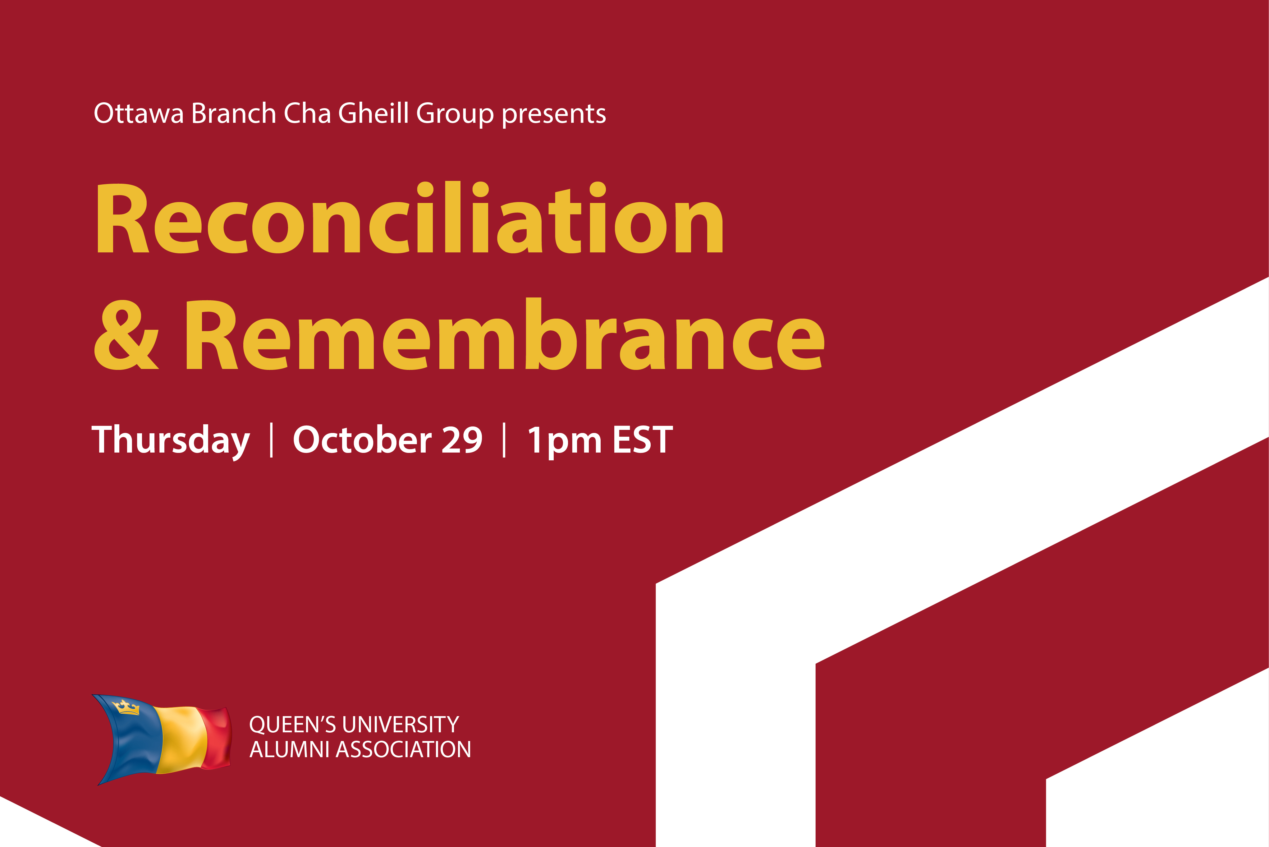 Ottawa Branch Cha Gheill Panel on Reconciliation and Remembrance