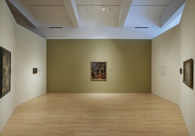 Paintings from The Bader Collection displayed in a gallery