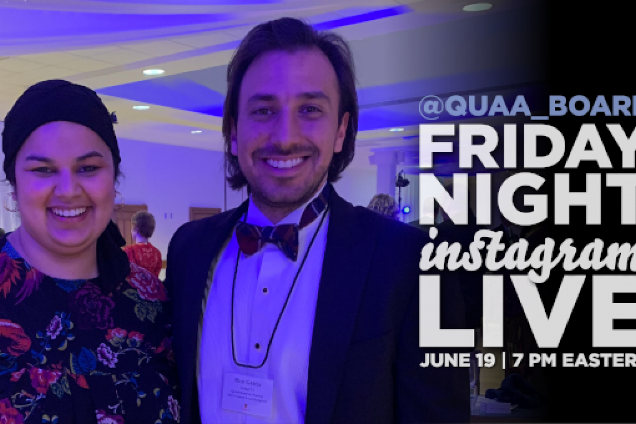 QUAA Board Friday Night Instagram Live June 19, 7pm 