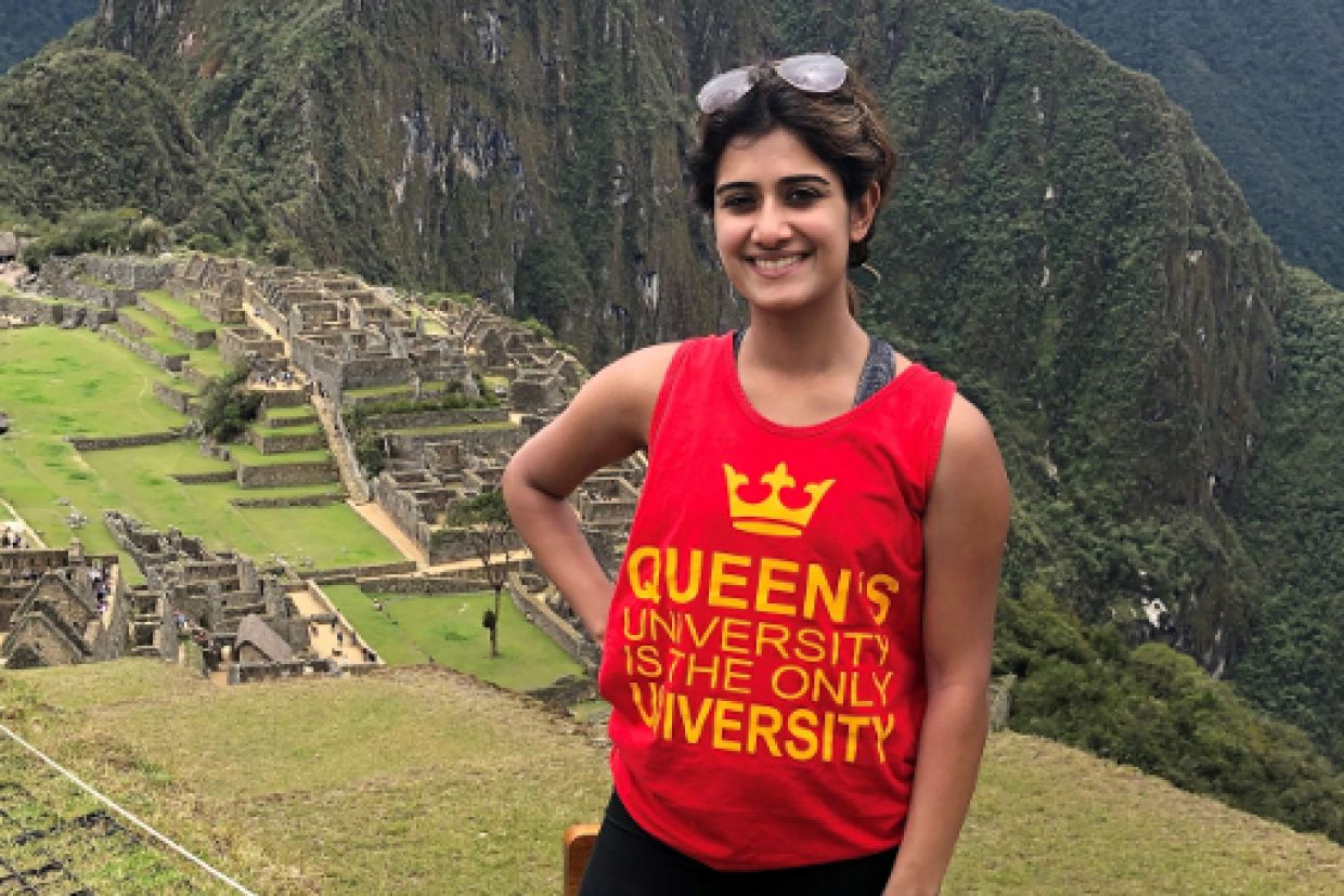 Stephanie Gomes at Machu Piccu