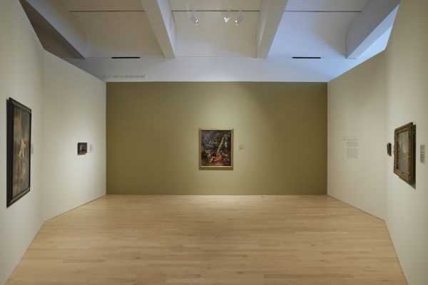 Paintings from The Bader Collection displayed in a gallery