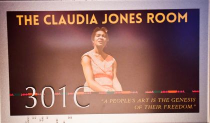 Plaque for the Claudia Jones Room