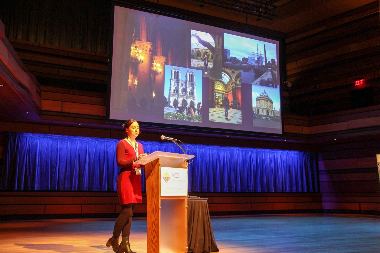 Ph.D. candidate in Art History (Queen’s University) and Bader Fellowship awardee Madeleine Dempster delivers her lecture.