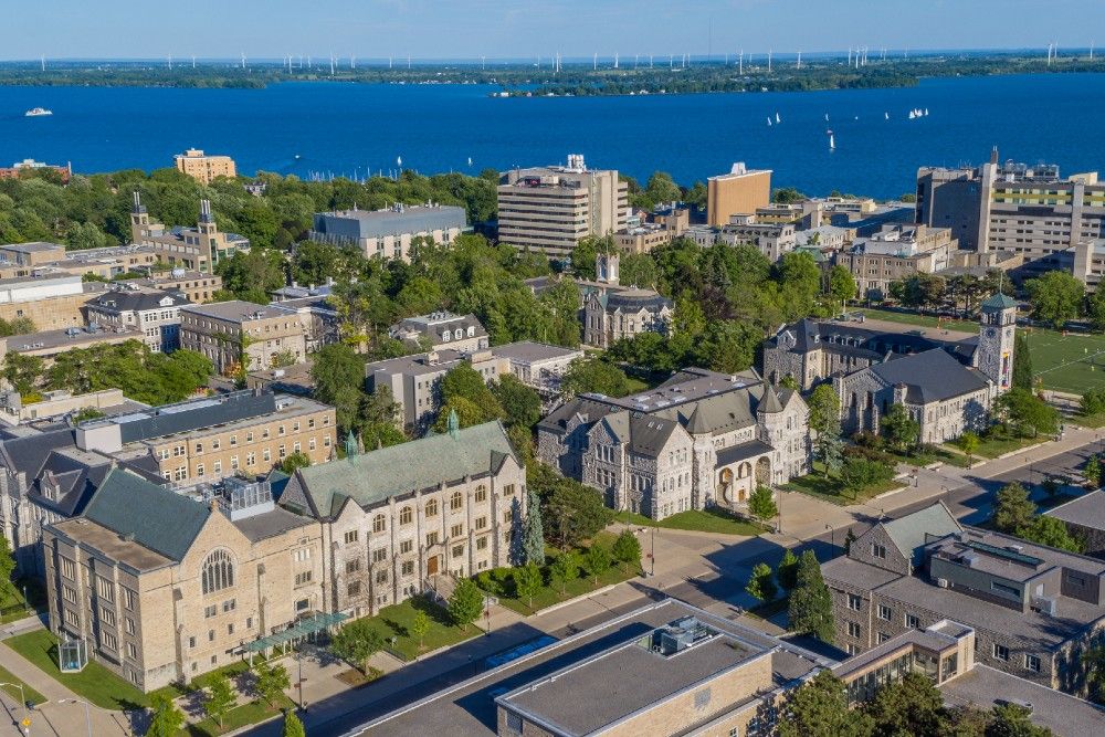 Aerial View of Queen's Campus