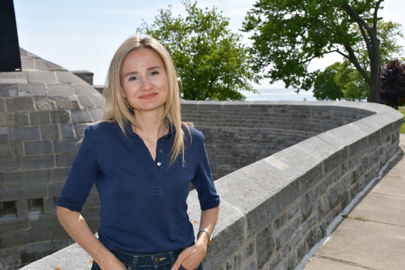 Simge Erdogan-O'Connor, manager and curator of the Murney Tower Museum