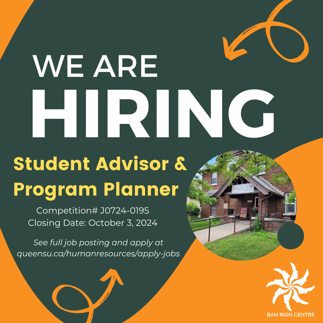 Job Posting for Student Advisor & Program Planner