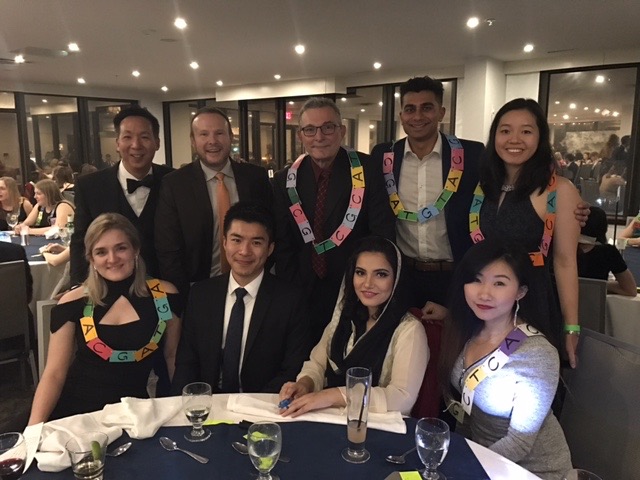 Group photo at 2017 Biology Formal