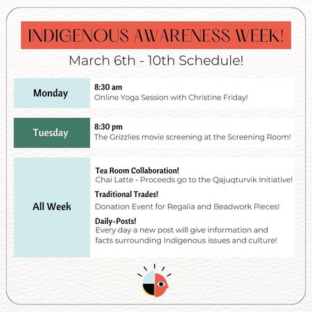 indigenous awareness week calendar