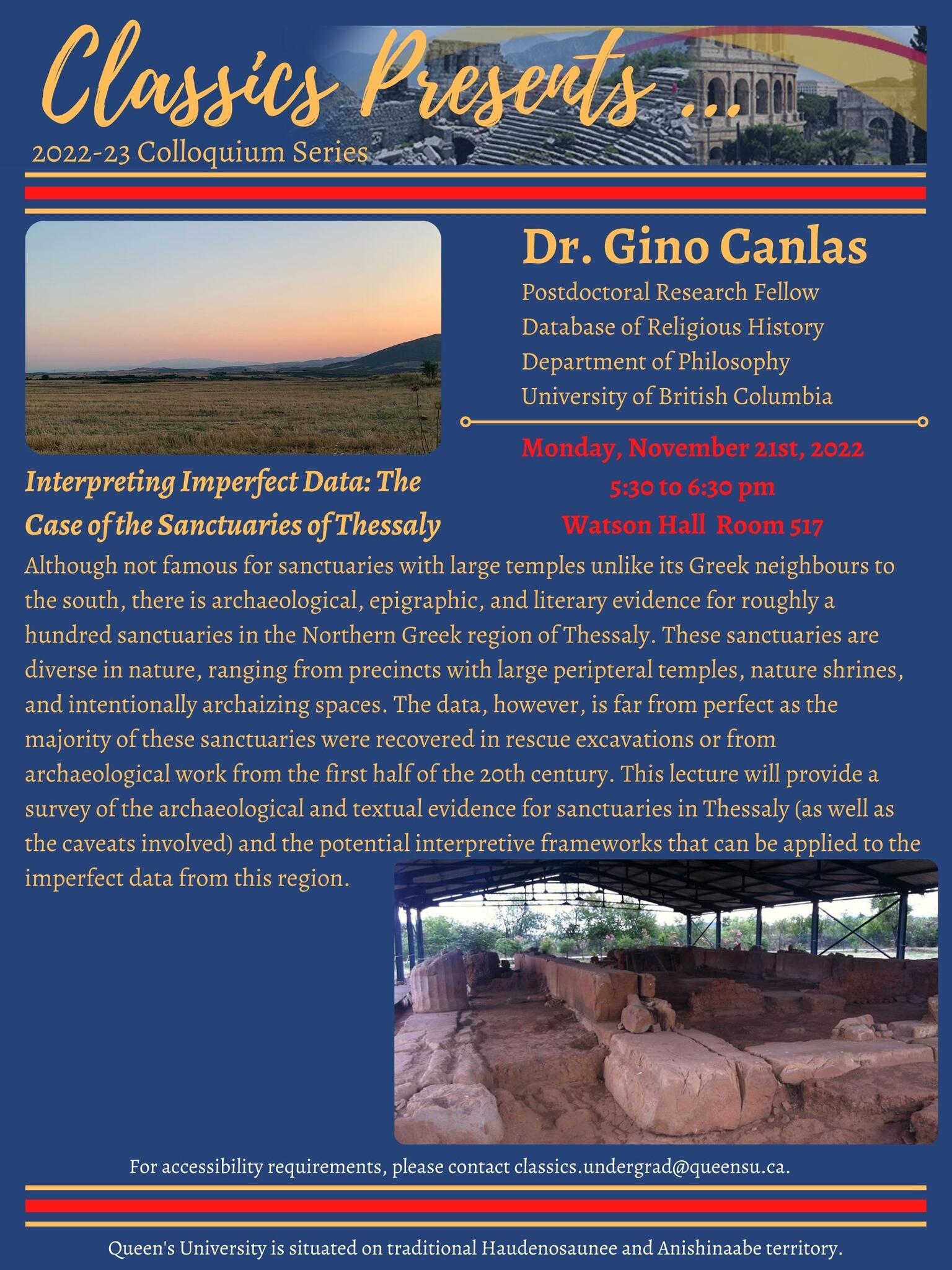 Classics Presents Dr. Gino Canlas
