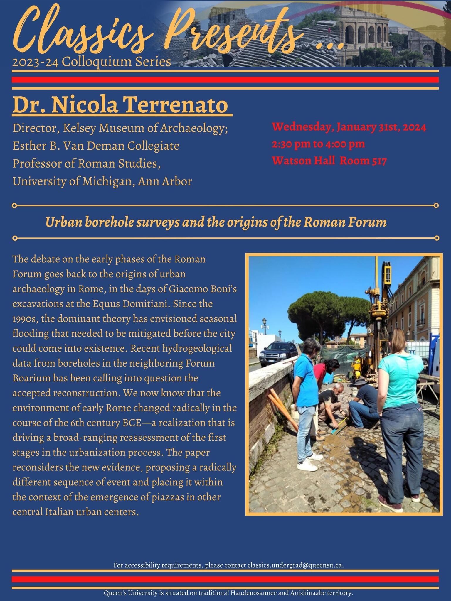 Dr. Nicola Terrenato 