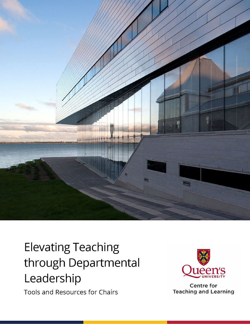 Elevating Teaching through Departmental Leadership Cover