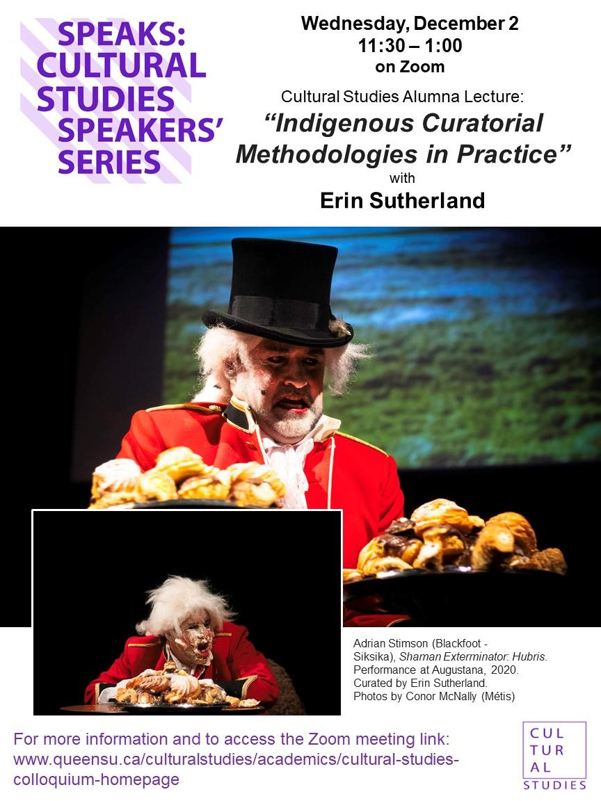 Indigenous curatorial methodologies poster