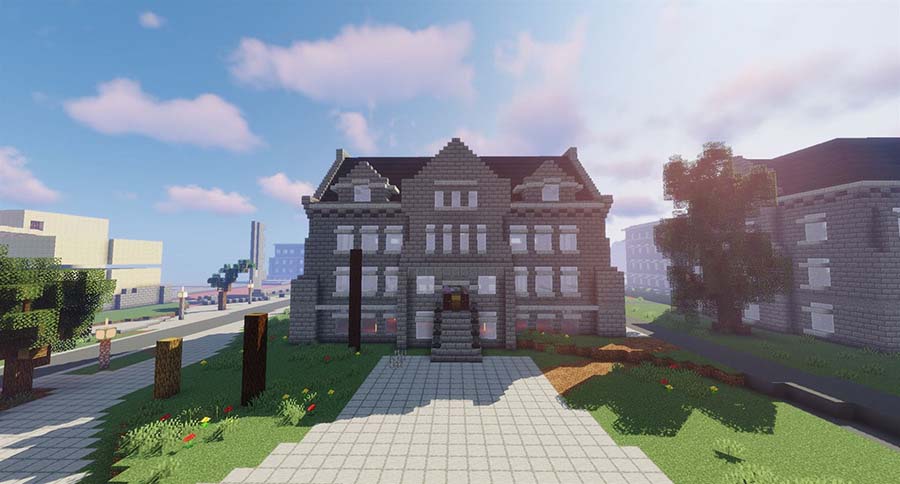 Minecraft Queen's campus | Queen's University Gazette