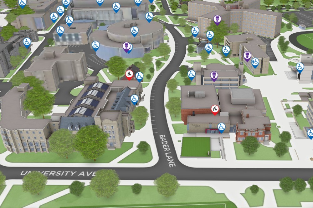 New 3D Interactive Campus Map Queen S University Gazette   Accessibility 0 