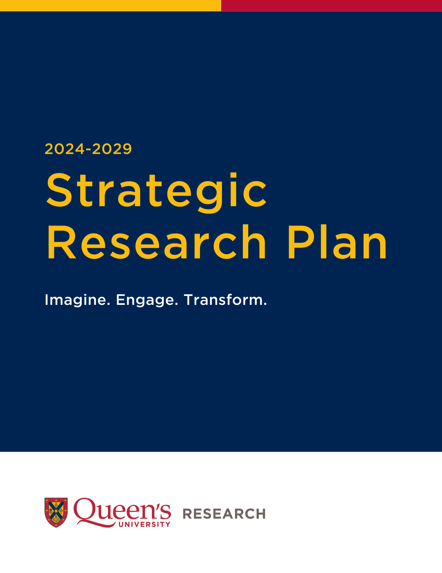 [Strategic Research Plan]