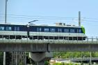 The Réseau express métropolitain train in Montréal