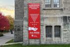 United Way sign on Douglas Library