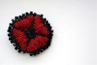 Beaded Poppy by Flint and Maple