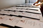 Picture of certificates awarded at the end of human resources certificate programs