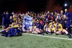 [Queen's women's rugby team celebrates OUA title]