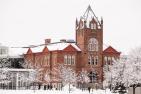 Goodes Hall in winter