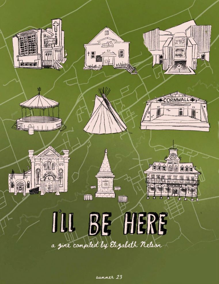 I'll Be Here Zine Cover Page