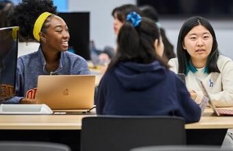 Students studying.