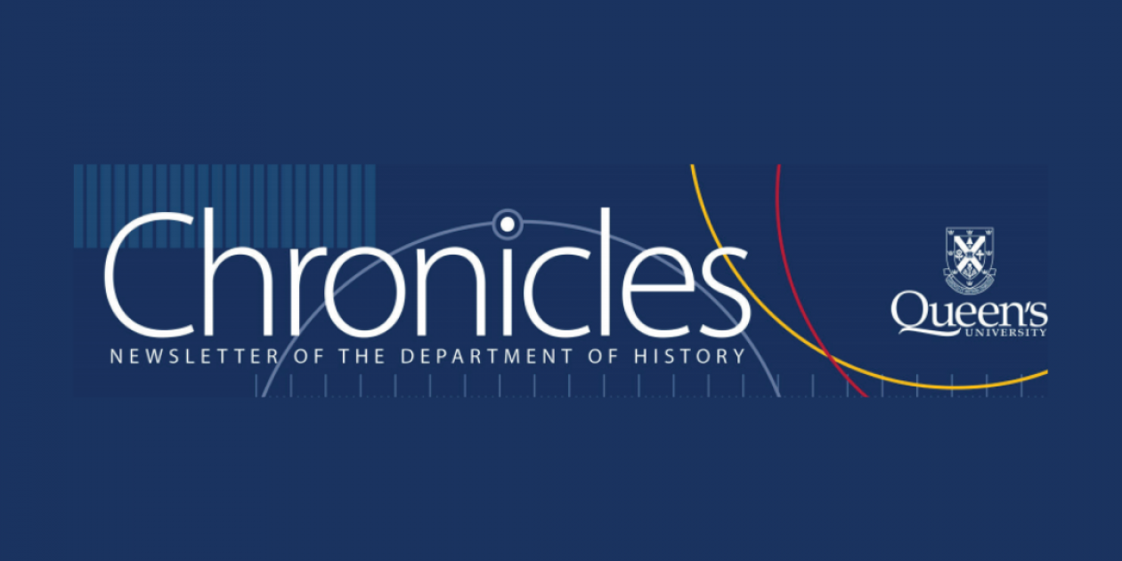 Image of the Chronicles logo for the Department of History Newsletter