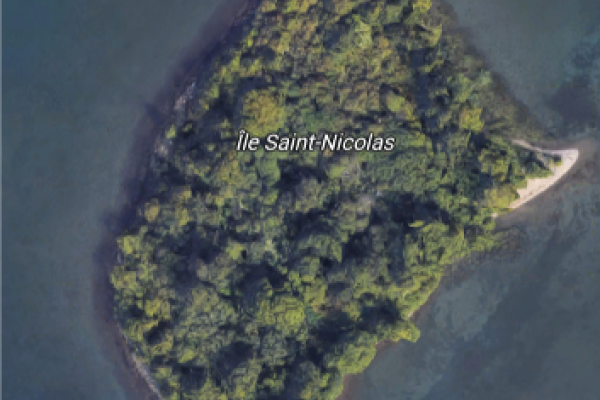 Google Maps image of Ile Saint-Nicolas