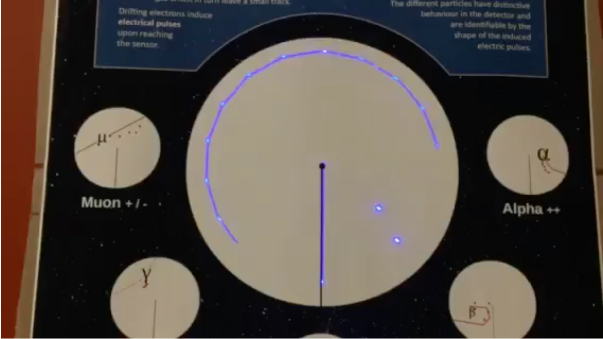 Video link to the laser display