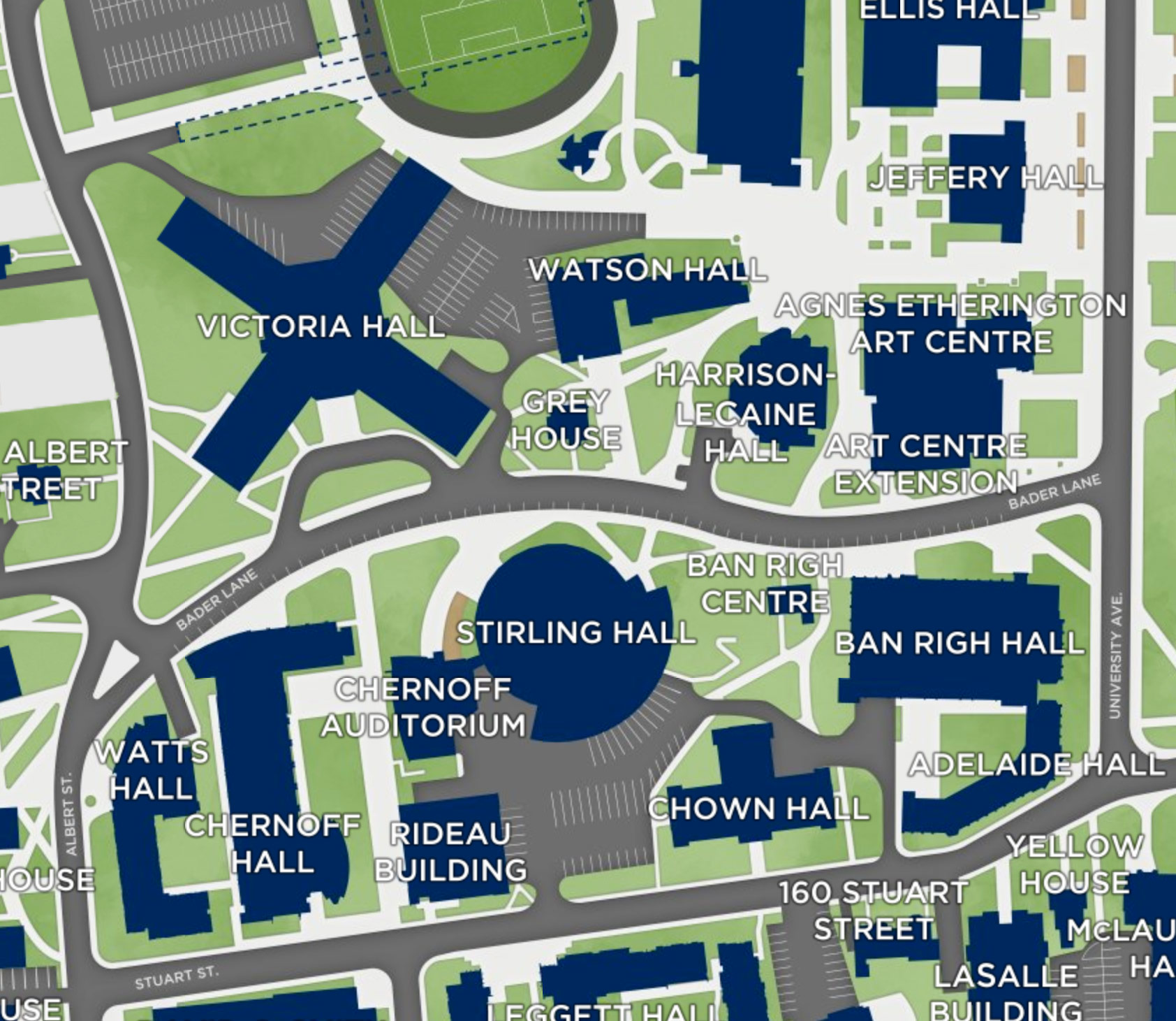 Interactive Map of Stirling Hall 