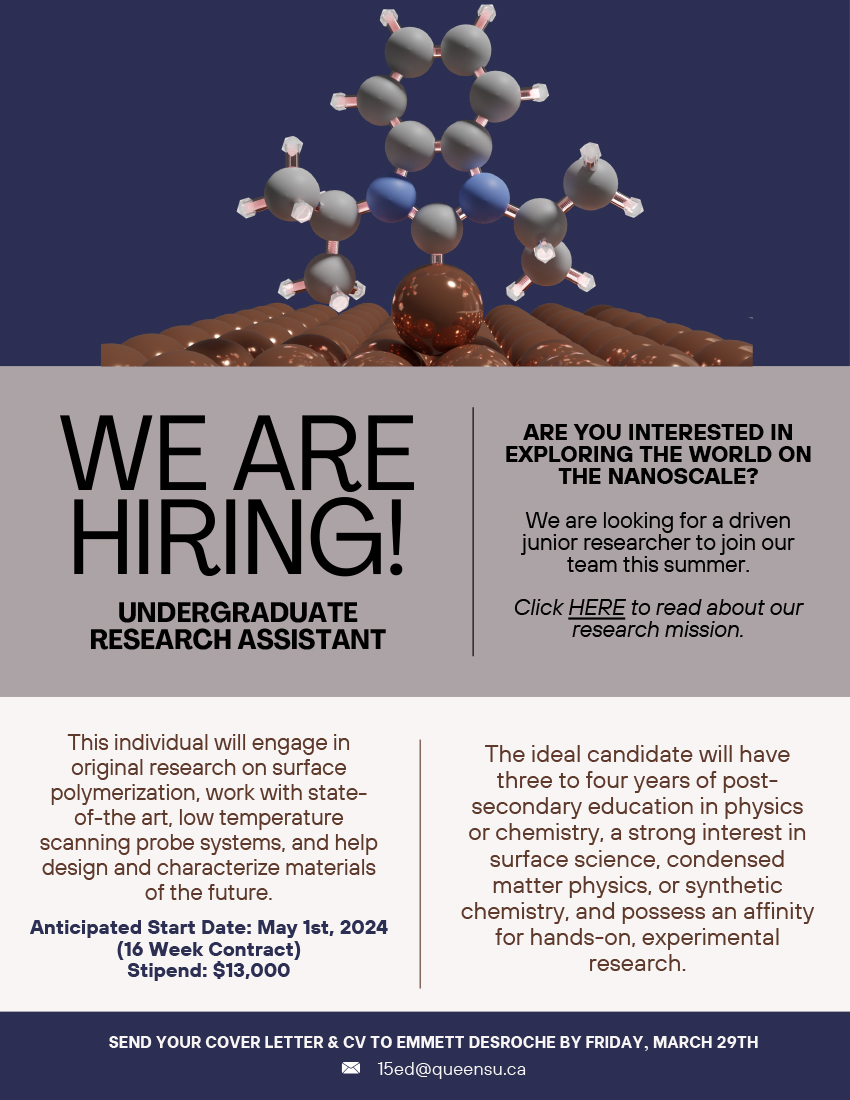 Undergrad Research Assistant for hire