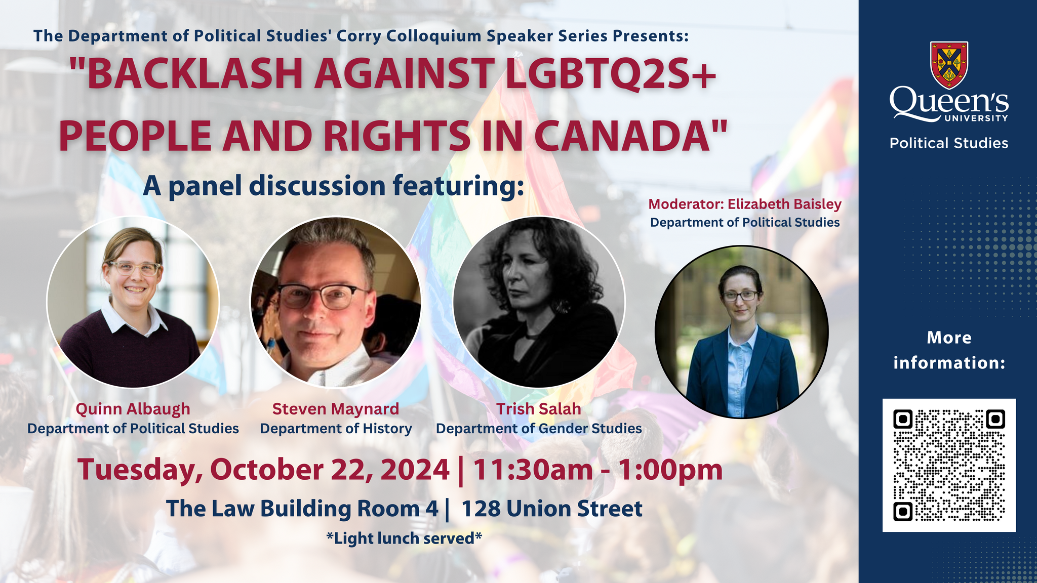 LGBT panel event poster