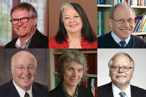 Headshots of the 2020 Distinguished University Professors